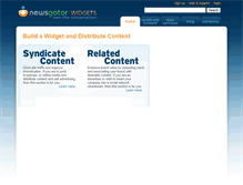 Tablet Screenshot of newsgatorwidgets.com